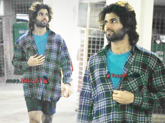 Vijay Deverakonda Spotted at Outside Gym